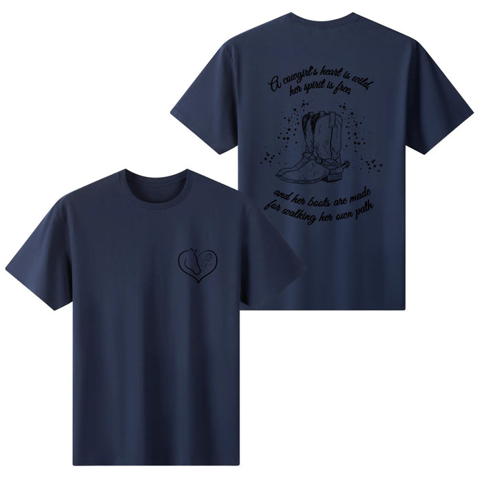 A Cowgirls Heart T Shirt - Cozy Corner