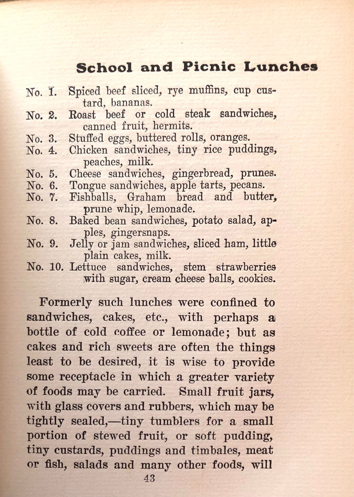 (American) Lincoln, Mrs. Mary J. What to Have for Luncheon.
