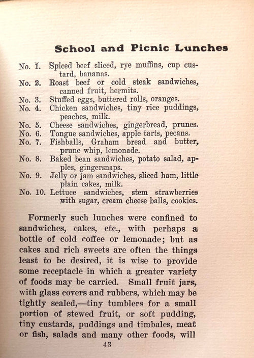 (American) Lincoln, Mrs. Mary J. What to Have for Luncheon.