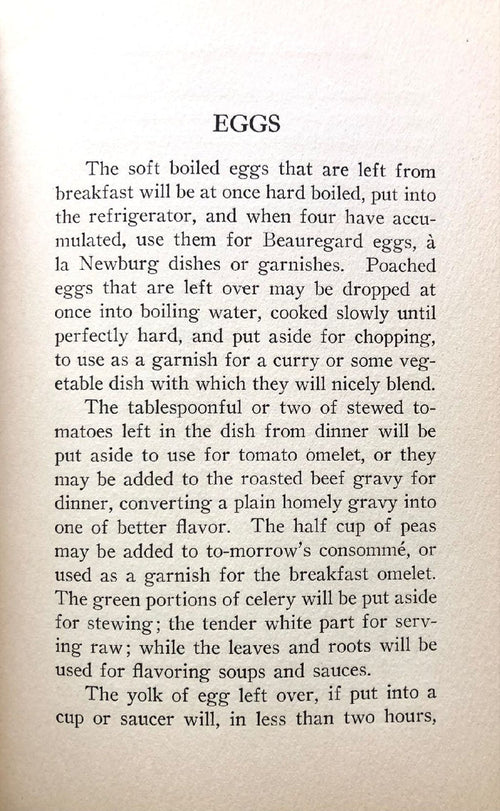 (American) Rorer, Mrs. Sara T. Made-Over Dishes.