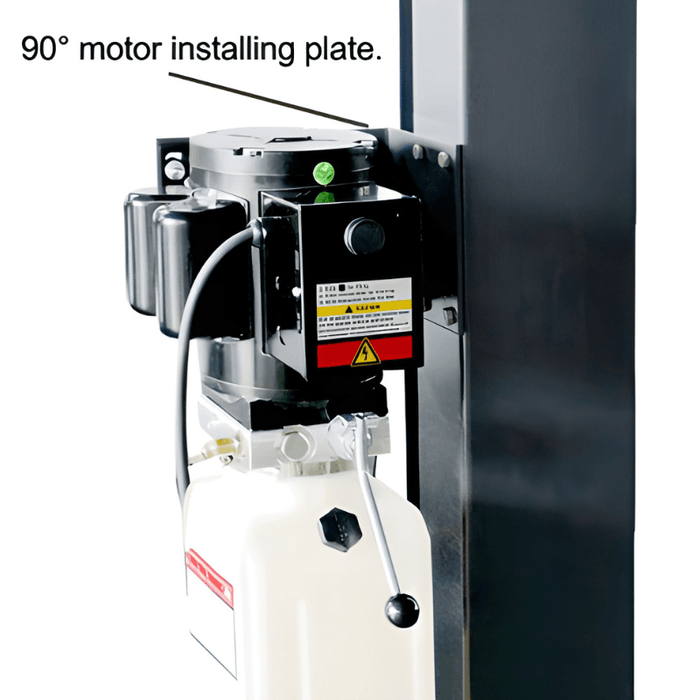Amgo 40802 90 Degree Motor Mounting Plate - Upper Part View