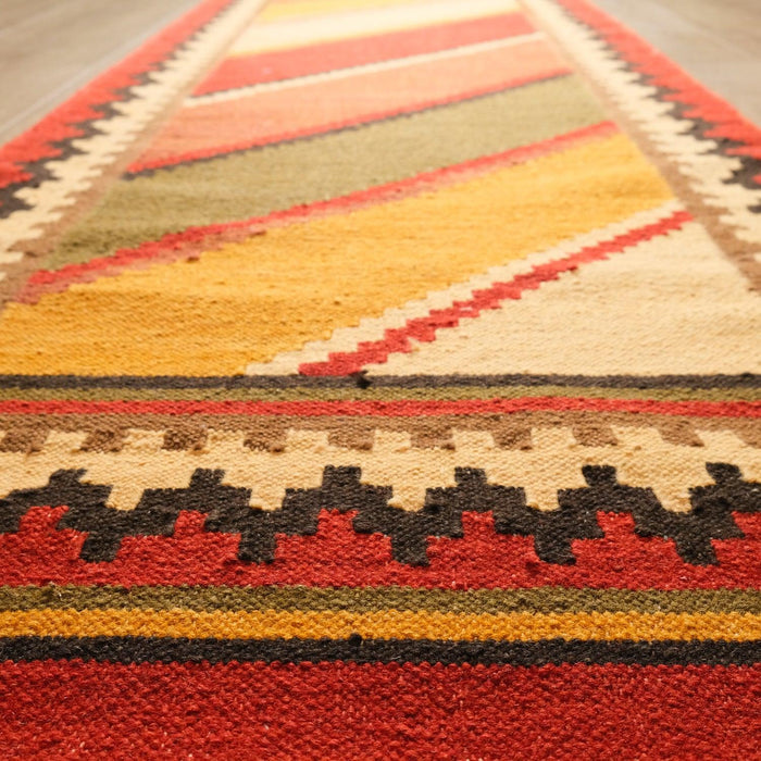 Anadolu Desenli El Dokuma Kilim — etnik desenli