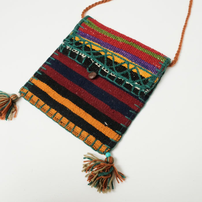 Anadolu Desenli El Dokuma Otantik Kilim Çanta — el dokuma kilim