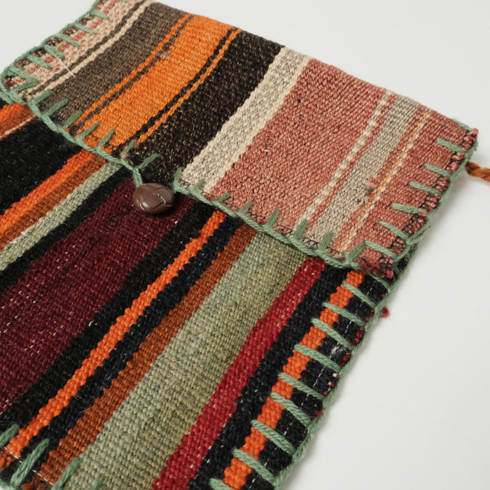 Anadolu Desenli Otantik El Dokuma Kilim Çanta — etnik desenli