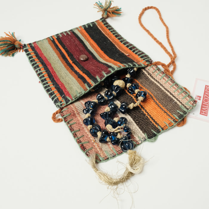 Anadolu Desenli Otantik El Dokuma Kilim Çanta