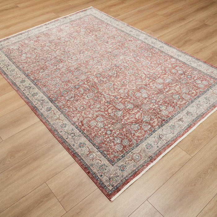 Andes Serisi Vintage Desenli Makine Dokuma Halı, bakır, 160x230 – 200x300 cm — Halıcızade