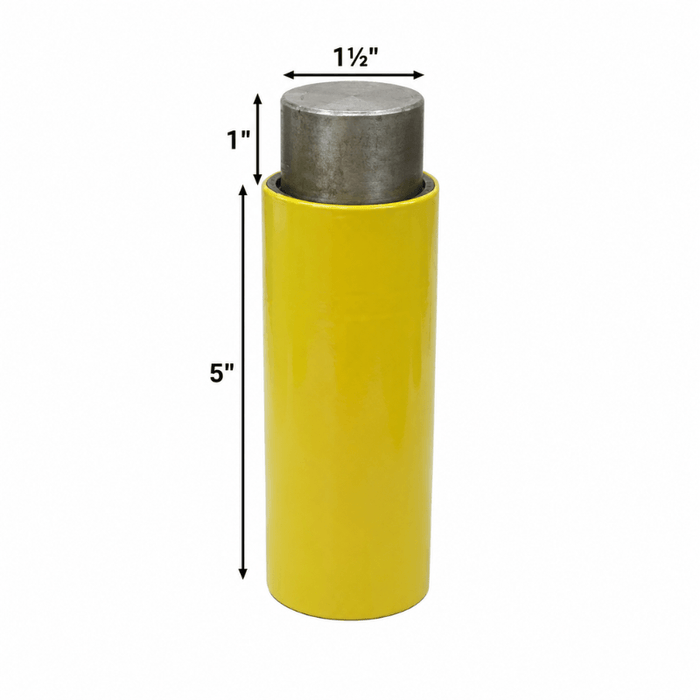 QL40-000-05 5" Stackable Truck Adapter - With Dimension View