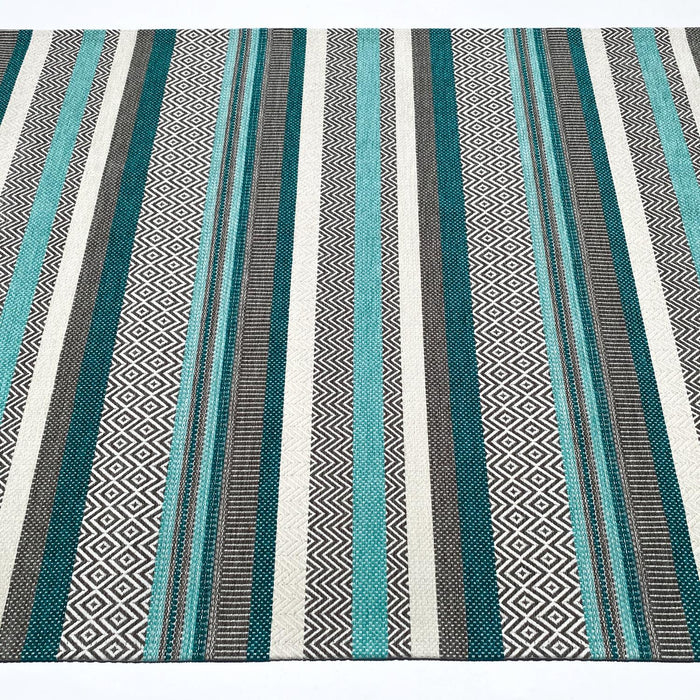 Aztec Serisi Geometrik Desenli Makine Dokuma Kilim — akrilik