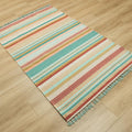 Aztec Serisi Rengarenk Çizgi Desenli Makine Dokuma Kilim, 80x150 – 80x300 cm — Halıcızade