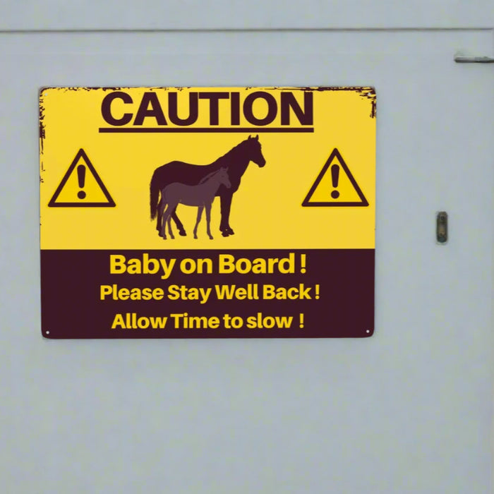 Baby on Board Trailer Sign - Cozy Corner