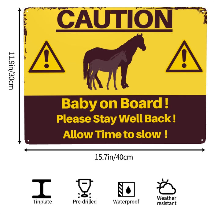 Baby on Board Trailer Sign - Cozy Corner