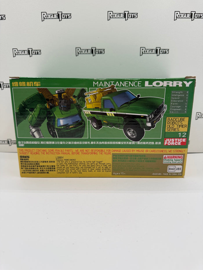 BadCube Robots Old Timer Series 12 Justice Force Maintenance Lorry