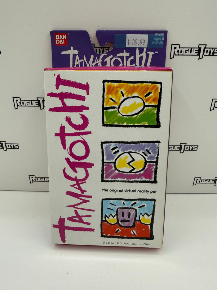 Bandai Tamagotchi (Blue and Pink Shell w/ Yellow Buttons)
