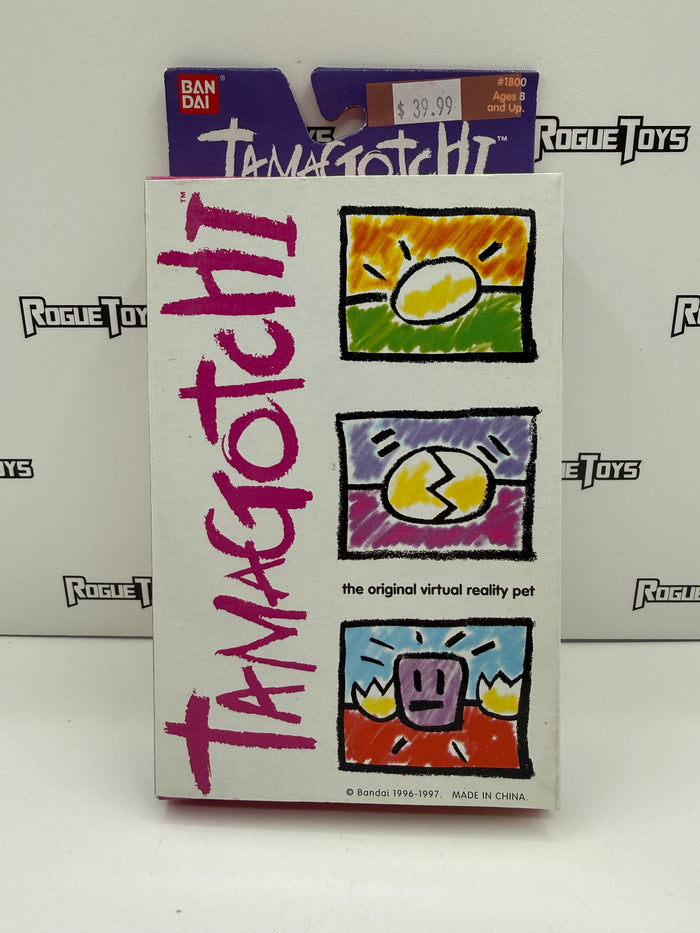 Bandai Tamagotchi (Blue and Pink Shell w/ Yellow Buttons)
