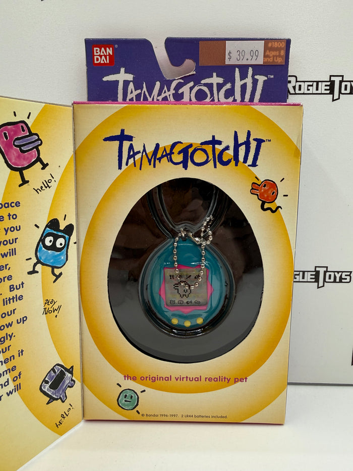 Bandai Tamagotchi (Blue and Pink Shell w/ Yellow Buttons)
