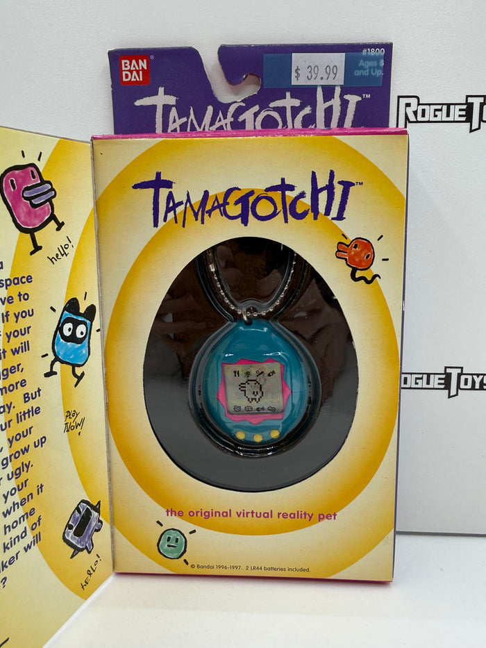 Bandai Tamagotchi (Blue and Pink Shell w/ Yellow Buttons)