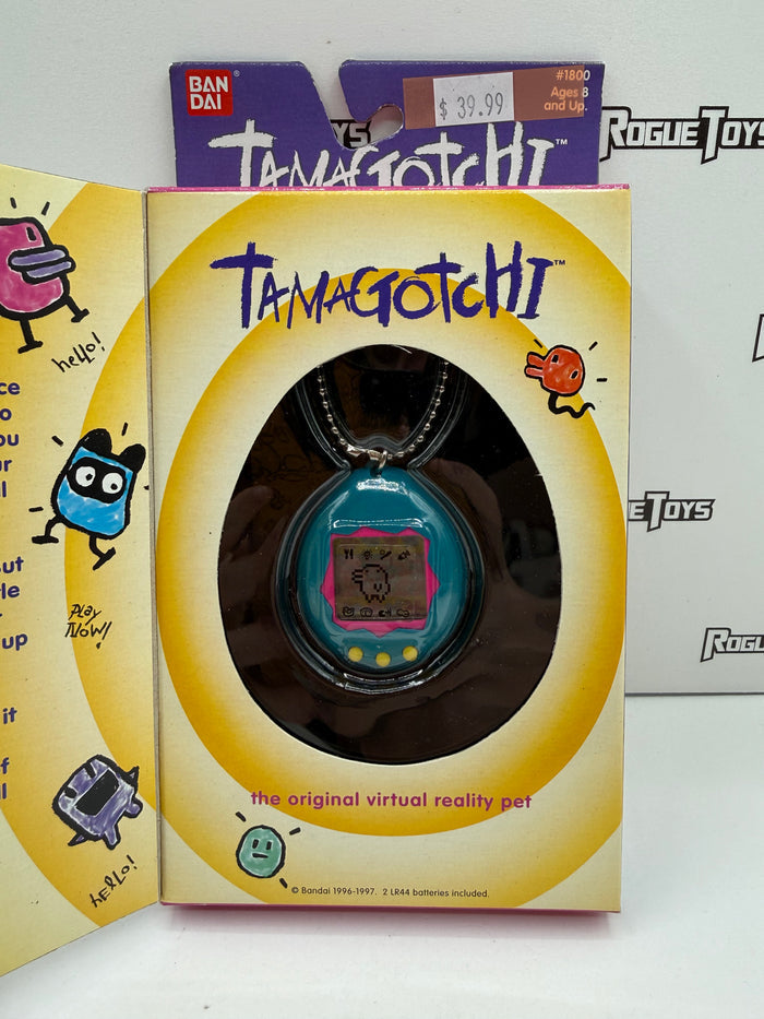 Bandai Tamagotchi (Blue and Pink Shell w/ Yellow Buttons)