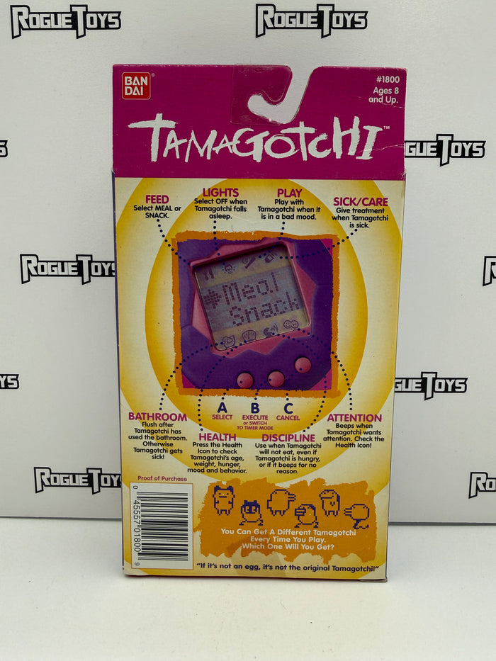 Bandai Tamagotchi (White and Black Shell w/ Black Buttons)