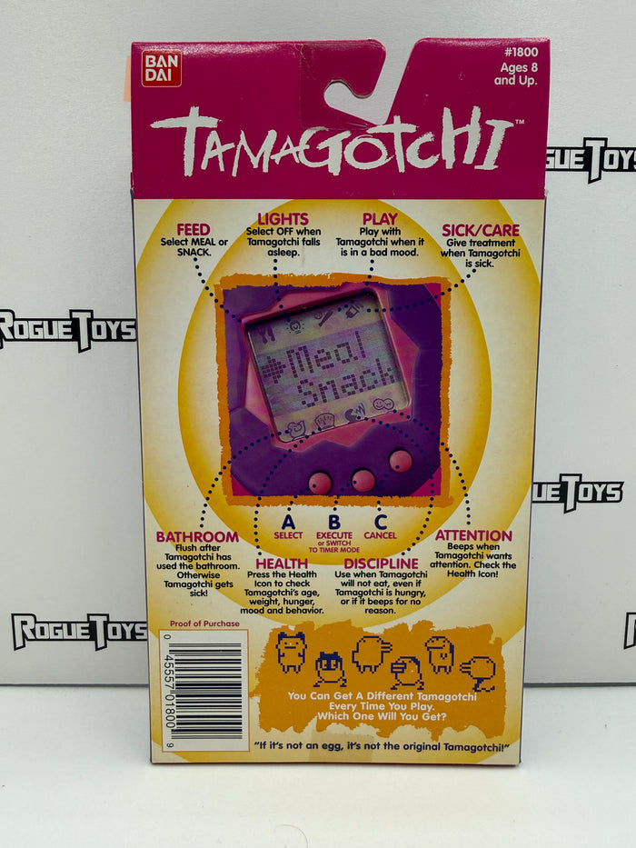 Bandai Tamagotchi (White and Black Shell w/ Black Buttons)