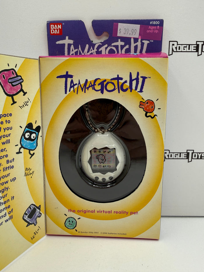 Bandai Tamagotchi (White and Black Shell w/ Black Buttons)