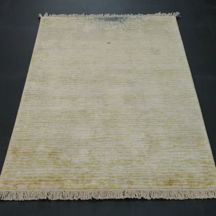 Baş Başa Yeşil Doğal Seccade — 80x130 cm
