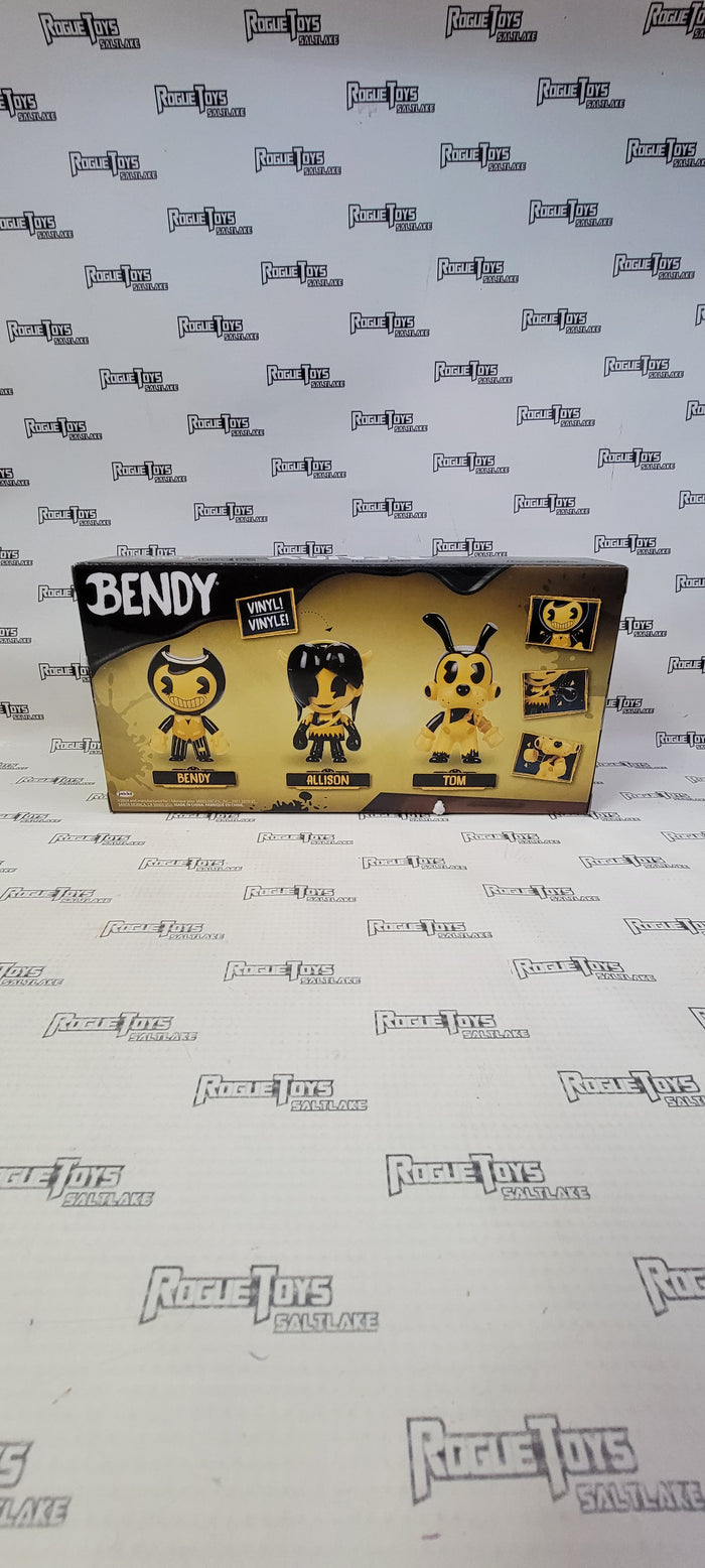 Bendy Vinyl 3 pack by Jakks (Bendy, Allison, Tom)