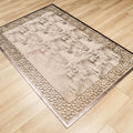 Bianca Serisi Geometrik Desenli Vizon Renk Halı, 80x150 – 200x300 cm — Halıcızade