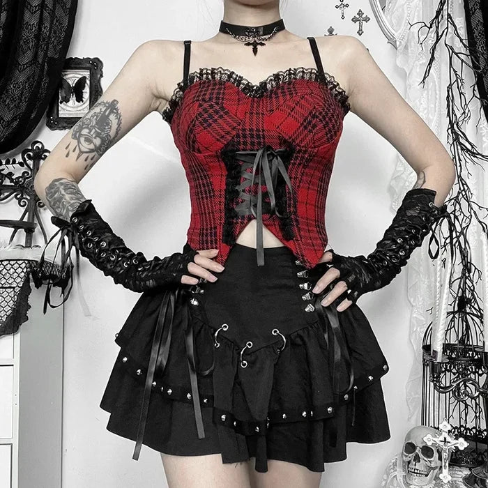 Black Grunge Skirt