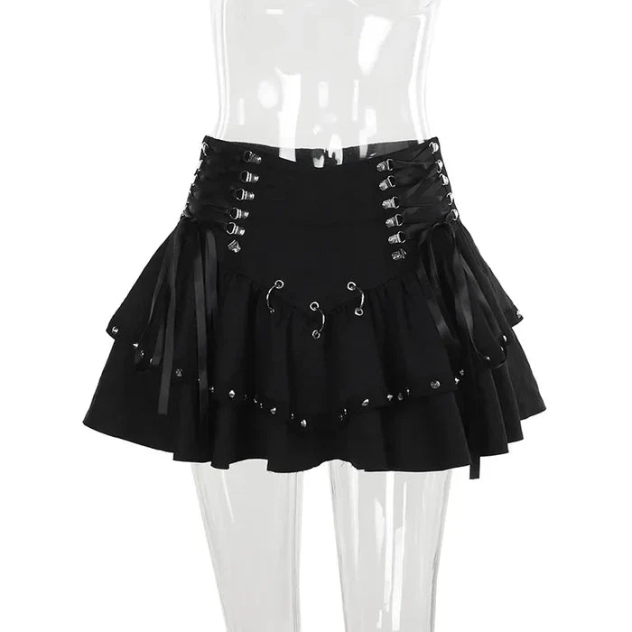 Black Grunge Skirt