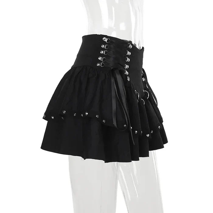 Black Grunge Skirt