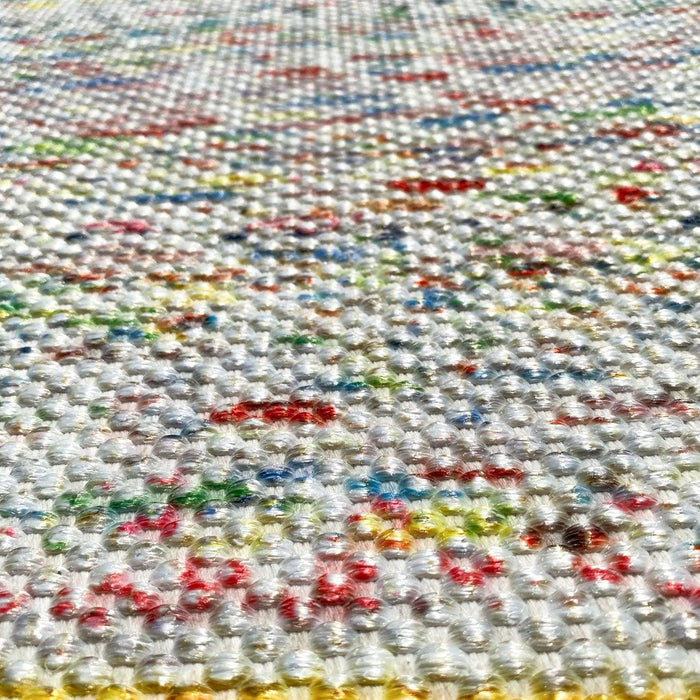 Bodrum Serisi Çerçeve Desenli Makine Dokuma Kilim — 120x180 cm