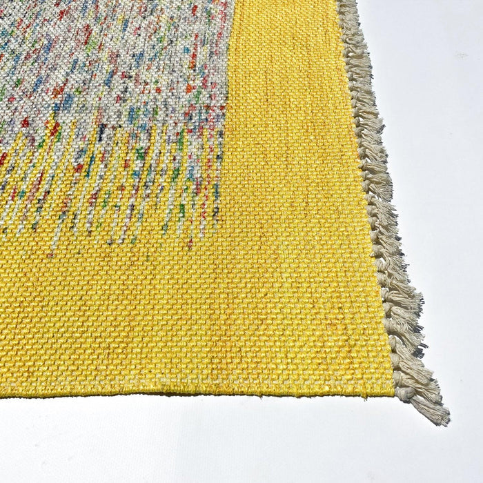 Bodrum Serisi Çerçeve Desenli Makine Dokuma Kilim — pamuk