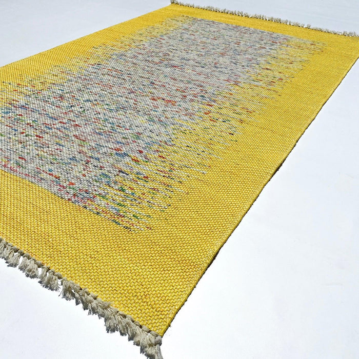 Bodrum Serisi Çerçeve Desenli Makine Dokuma Kilim — modern tasarım