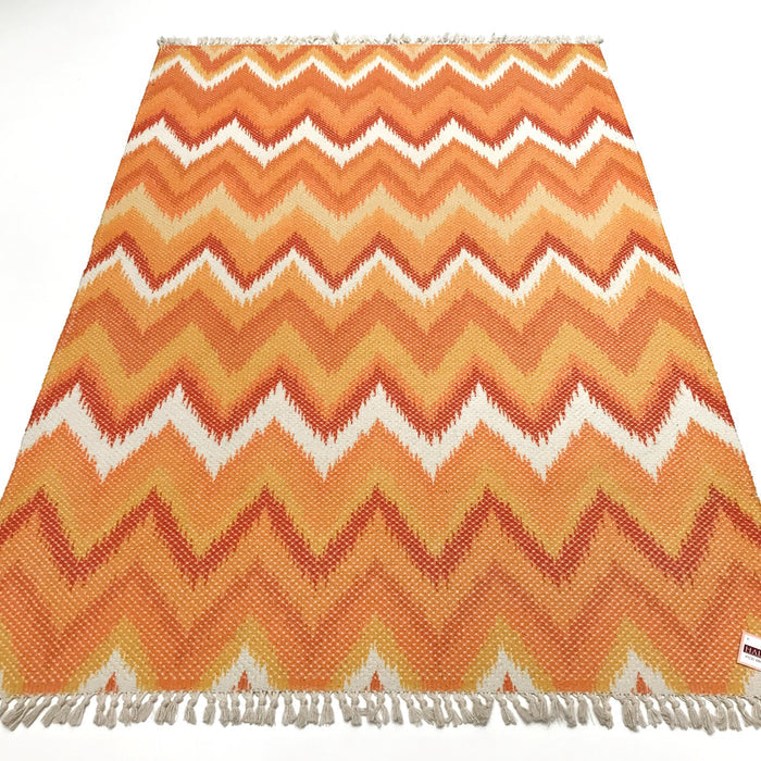Bodrum Serisi Geometrik Desenli Makine Dokuma Kilim — 120x180, 80x300 cm