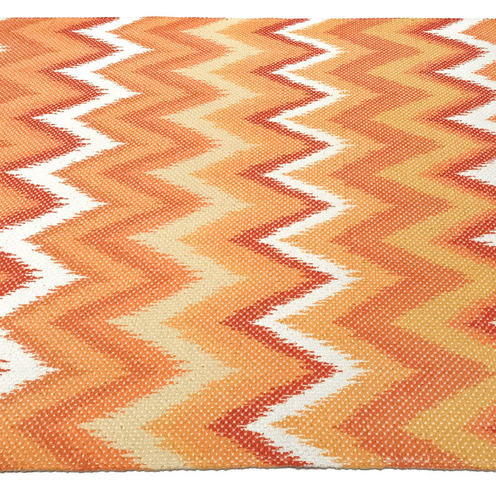 Bodrum Serisi Geometrik Desenli Makine Dokuma Kilim
