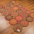 Bolga Serisi Geometrik Desenli El Dokuma Halı, rengarenk, 120x180 – 170x240 cm — Halıcızade