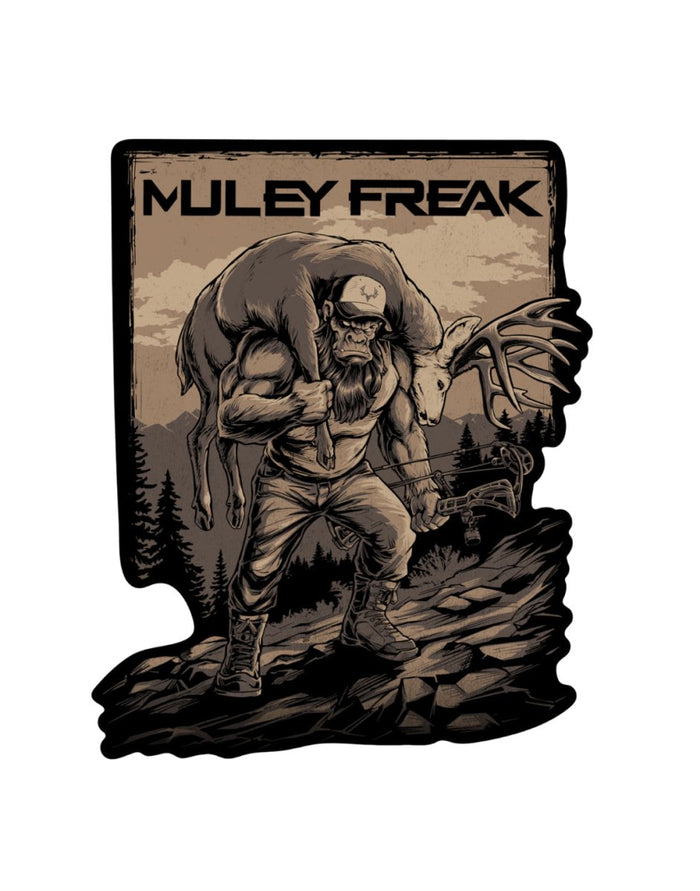 Bowhunting Beast Sticker - Muley Freak