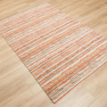 Brooklyn Serisi Çizgi Desenli Makine Dokuma Halı, rengarenk, 80x150 – 160x230 cm — Halıcızade