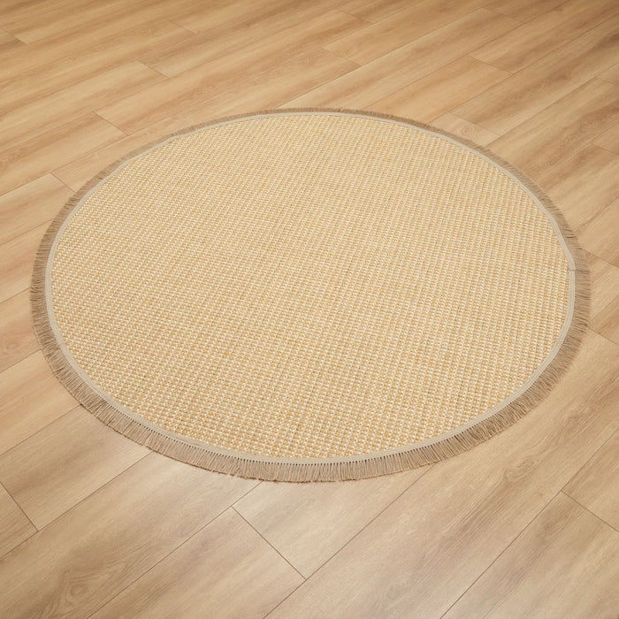 Brooklyn Serisi Sade Desenli Bej Halı, 80x150 – 200x290 cm — Halıcızade