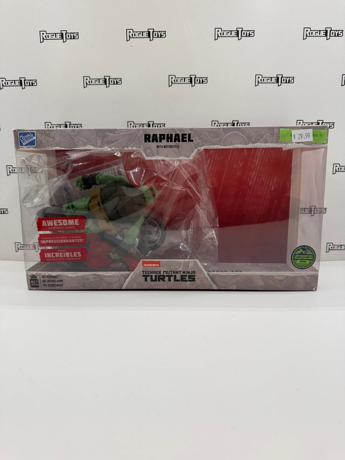 BST AXN Nickelodeon Teenage Mutant Ninja Turtles (TMNT) Raphael with Motorcycle
