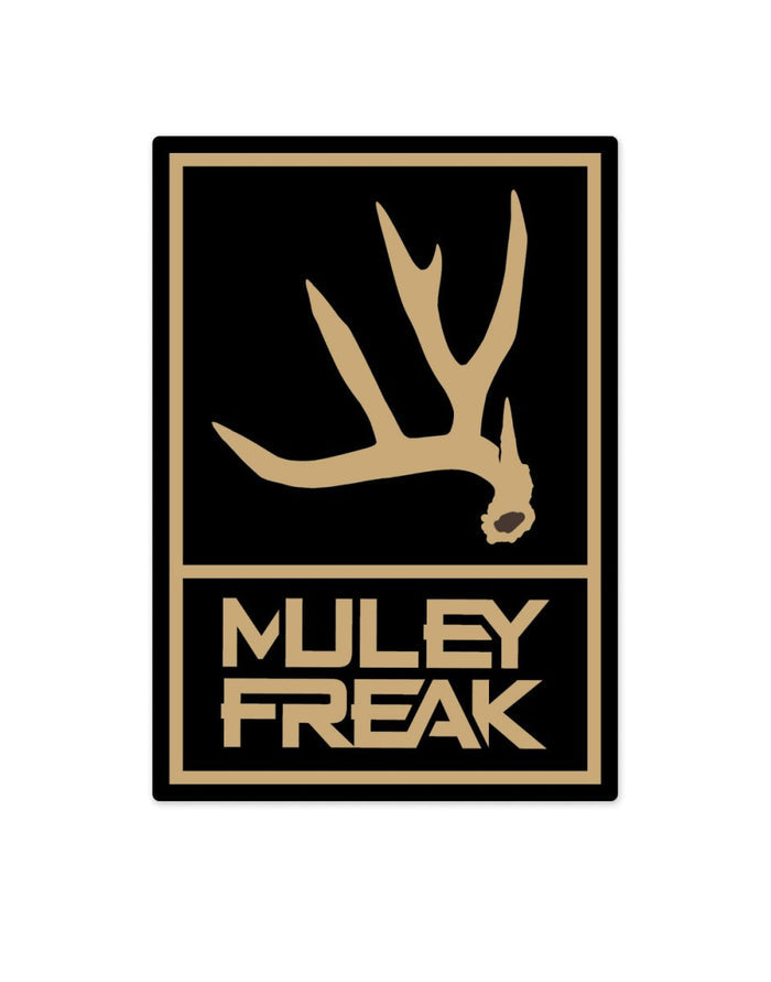 Buck Shed Sticker - Muley Freak