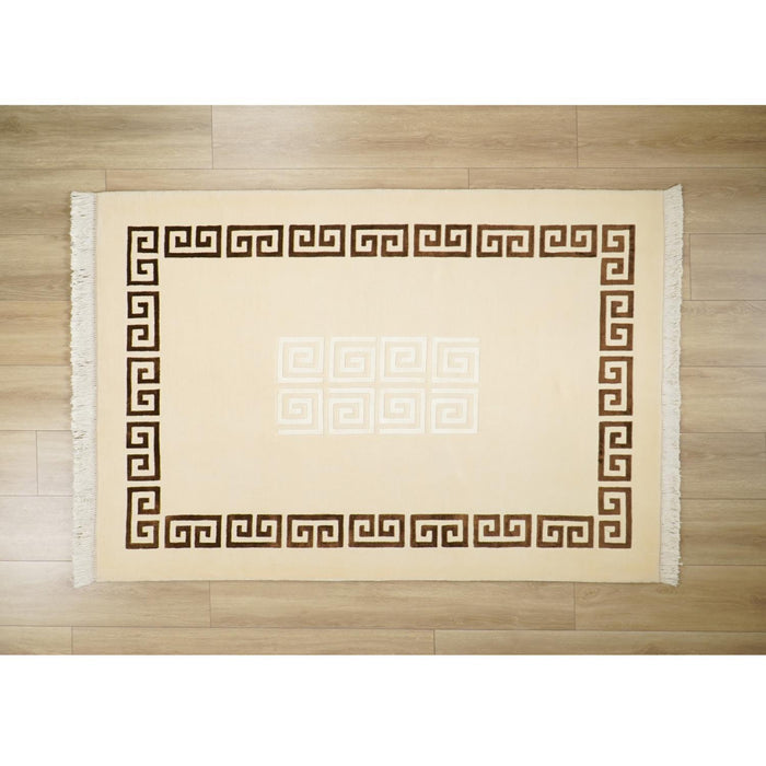 Çerçeve Desenli El Dokuma Halı — 170x240 cm