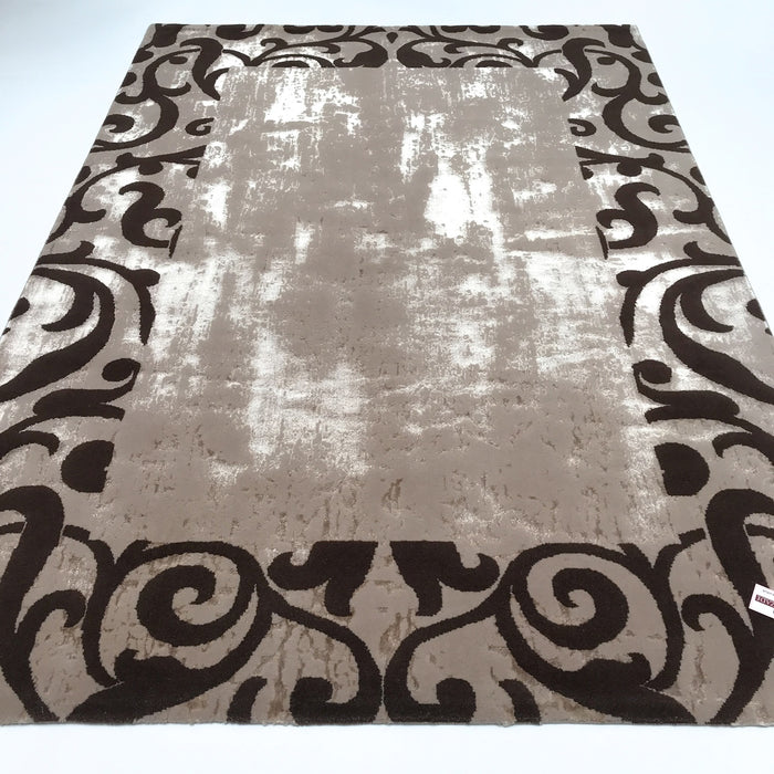 Çerçeve Desenli Makine Dokuma Halı — 170x240 cm