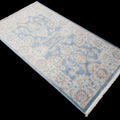 Çerçeve Desenli Tezgah Dokuma Halı, mavi, 80x140 cm — Halıcızade
