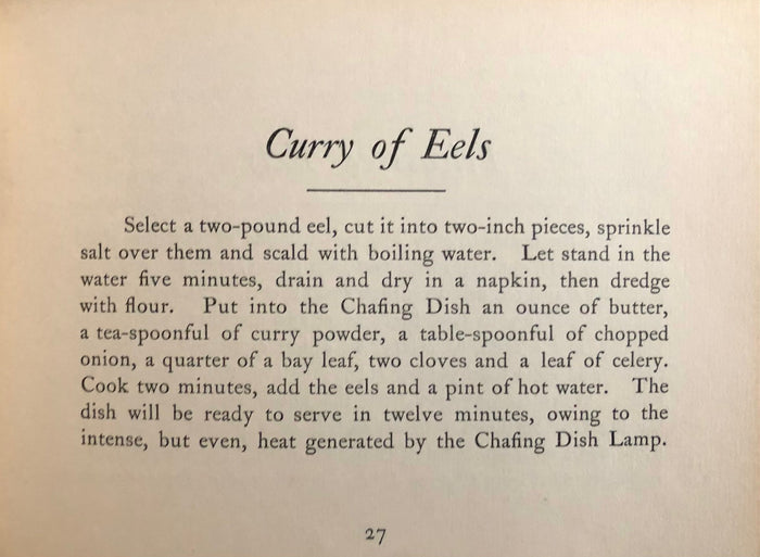 (Chafing Dish) Thomas Murrey. Good Things from a Chafing Dish.
