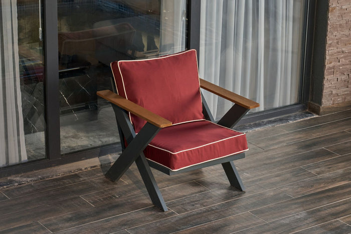 Chair Back Cushions with Full Piping