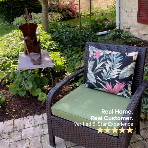 Chair Seat Cushions with Side Piping