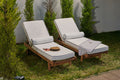 Chaise Lounge Cushions with Piping