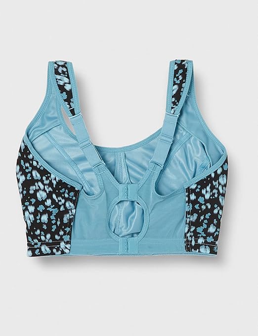 Champion Women's Shock Absorber S4490 Active Multi Sports Bra, Black Allover, 34GG