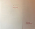 Chez Panisse. When the Poet Comes to Dinner Menu